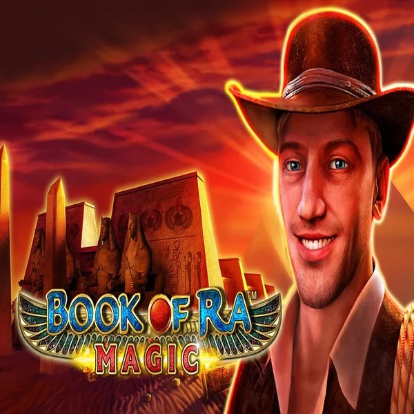 Book of Ra Magic online game logo by Greentube on nordspin.ch