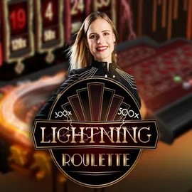 Official Live Casino logo: Lightning Roulette by Evolution at Nordspin Casino