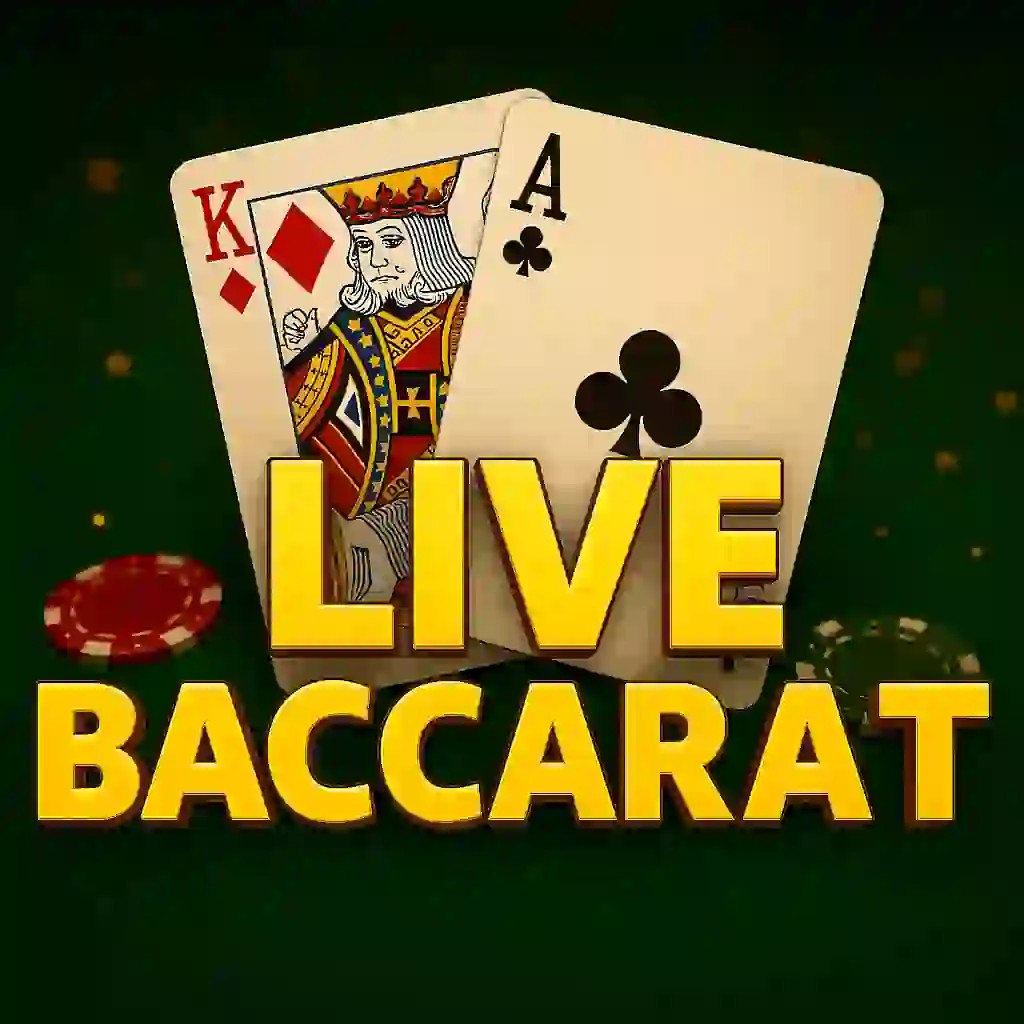 Live Baccarat logo by Evolution Nordspin Casino