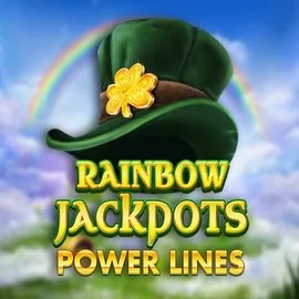 Rainbow Jackpots Power Lines logo – Jackpots by Red Tiger Gaming at Nordspin Casino