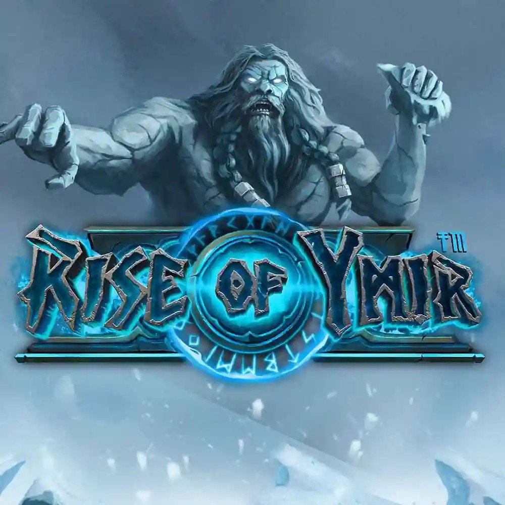 Rise of Ymir logo by Hacksaw Gaming Nordspin Casino