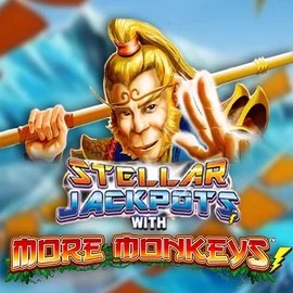 Stellar Jackpots with More Monkeys game by Lightning Box Game – logo hosted on Nordspin Casino