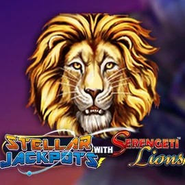 Stellar Jackpots with Serengeti Lions logo by Lightning Box Game Nordspin Casino
